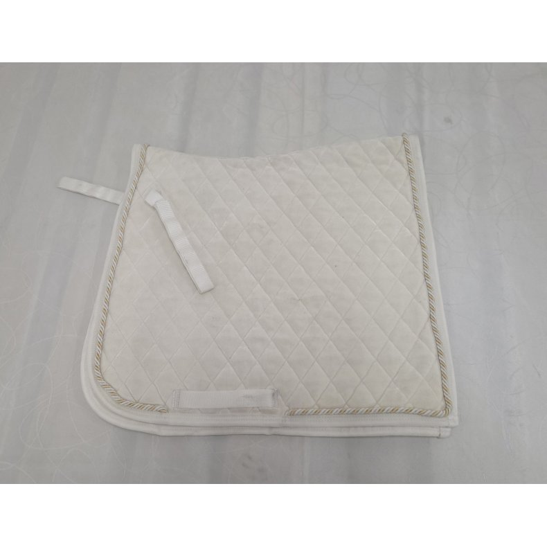 Creme Hvid Dressurunderlag str. Full / 17"