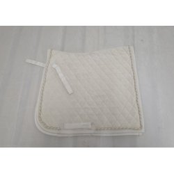 Creme Hvid Dressurunderlag str. Full / 17"