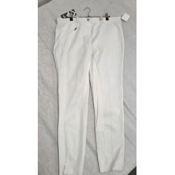 Hvide Ridebukser Fuldskind Carat str. 96