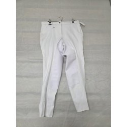 Hoffmeier Hvide Ridebukser m. Lder str. 46 Helt Nye