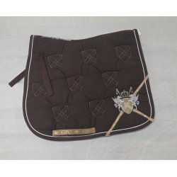 Brunt Dressurunderlag 17" Nyt