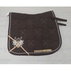 Brunt Dressurunderlag 17" Nyt