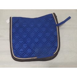 Mrke Bl Eskadron Dressurunderlag 17" (Slidt hvor sadlen har lagt)