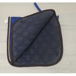 Mrke Bl Eskadron Dressurunderlag 17" (Slidt hvor sadlen har lagt)