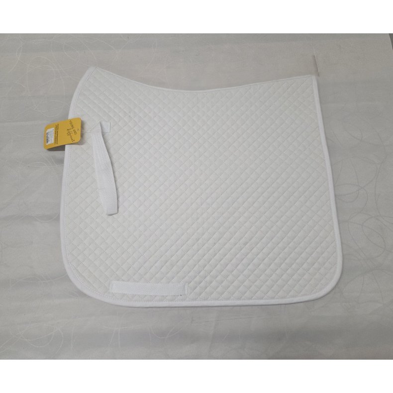 Hvidt Dressurunderlag str. 17" NYT