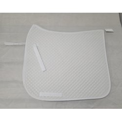 Hvidt Dressurunderlag str. 17" NYT