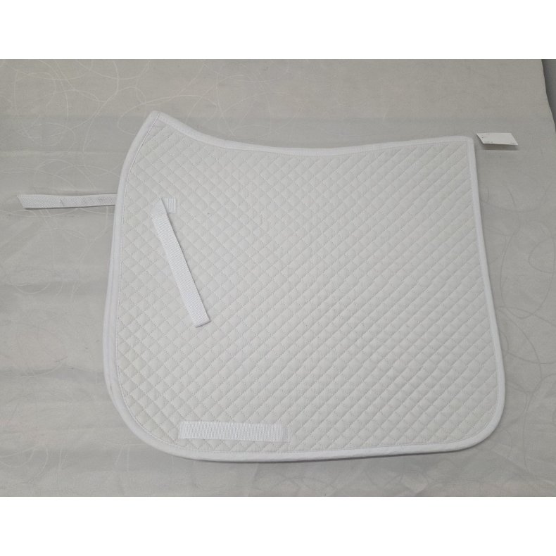 Hvidt Dressurunderlag str. 17" NYT