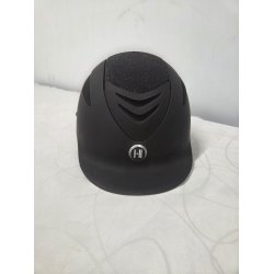 One-K Brun Ridehjelm VG1 Godkendt Skal str. L Indlg str. 57-58