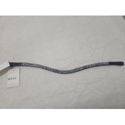 Pandeb�nd med Klare-S�lv-Sorte Sten str. Full Helt Nyt