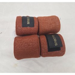 Bandager Rde med Glimmer 4 stk. Str. Full Helt Nye