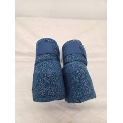 Bandager Bl med Glimmer 4 stk. str. Full (En med et meget lille hul)