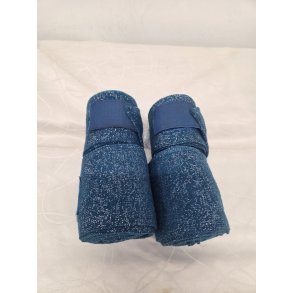 Bandager Bl med Glimmer 4 stk. str. Full (En med et meget lille hul)