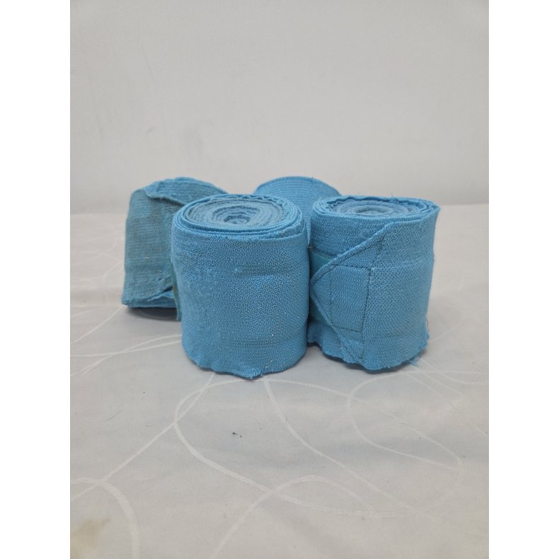 Bandager Lysebl/Turkis 4 stk. Str. Full Godt Brugt