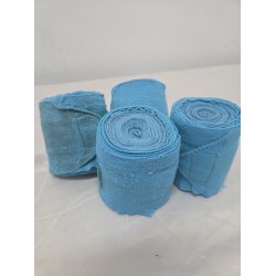 Bandager Lysebl/Turkis 4 stk. Str. Full Godt Brugt