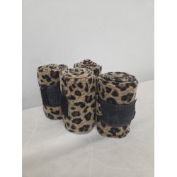 Leopard Bandager 4 stk. Str. Cob (Brugt til hest med korte ben)