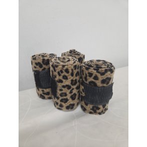 Leopard Bandager 4 stk. Str. Cob (Brugt til hest med korte ben)