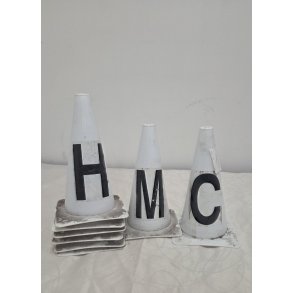 Ridebane Kegler med Bogstaver Brugt