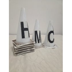 Ridebane Kegler med Bogstaver Brugt