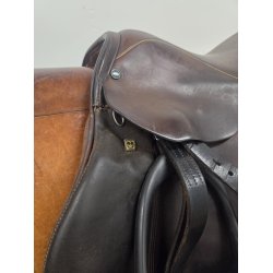 Stben Springsadle ldre Smal bom 17" 44 cm anlgsflade