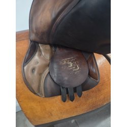 Stben Springsadle ldre Smal bom 17" 44 cm anlgsflade