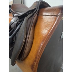 Stben Springsadle ldre Smal bom 17" 44 cm anlgsflade