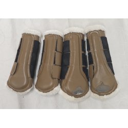 Gamacher m. Lam Imiteret L�der Str. Pony Lidt Slidt