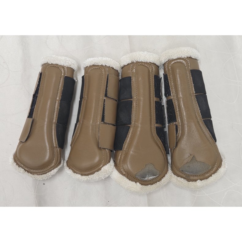 Gamacher m. Lam Imiteret L�der Str. Pony Lidt Slidt