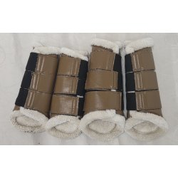 Gamacher m. Lam Imiteret L�der Str. Pony Lidt Slidt