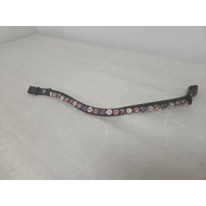 Pandeb�nd Str. Full med Lilla/Pink Sten