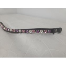 Pandeb�nd Str. Full med Lilla/Pink Sten