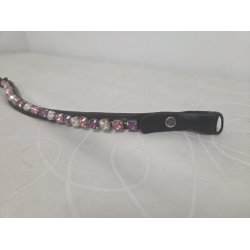 Pandeb�nd Str. Full med Lilla/Pink Sten