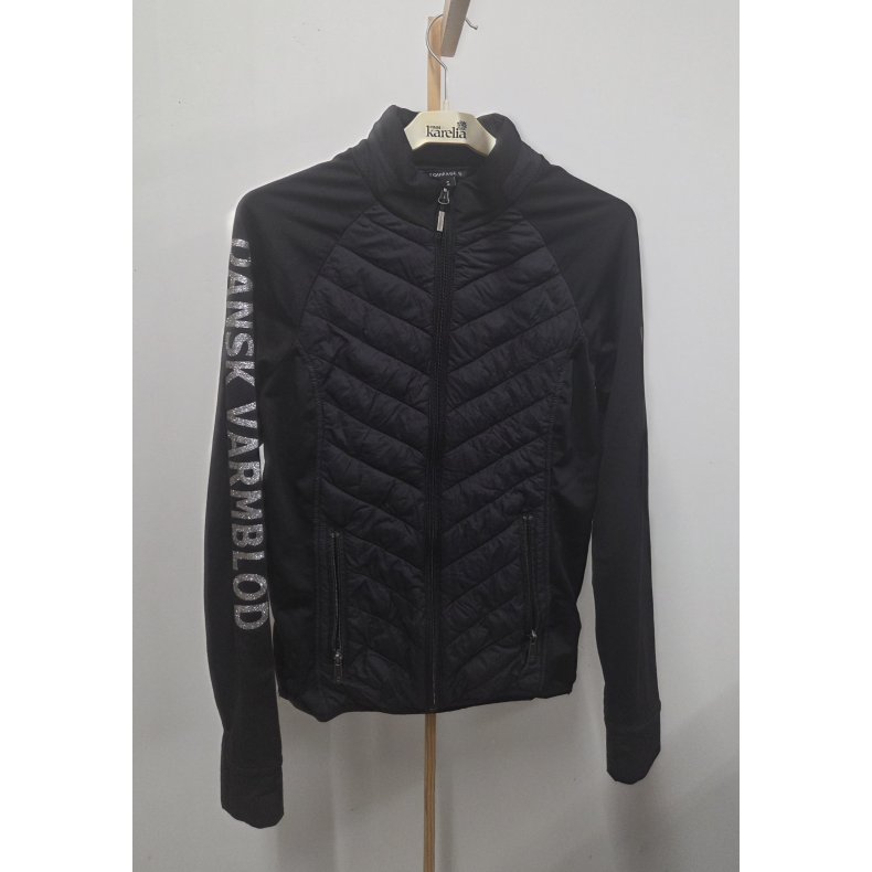 Equipage Jakke med Diamant Tekst Str. S