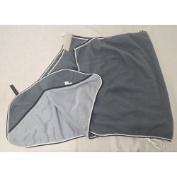 Fleece D�kken str. 125 cm. Uden Gjord