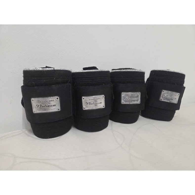 RBH Sorte Bandager Str. Pony OBS lidt l�ngde er klippet af