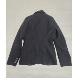 HKM Sort St�vnejakke Str. 140/ 9-10 �r OBS Pletter p� �rmet