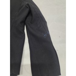 HKM Sort St�vnejakke Str. 140/ 9-10 �r OBS Pletter p� �rmet