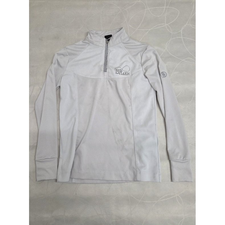 BR Hvid Ridebluse Lang�rmet Str. 128 / 8 �r