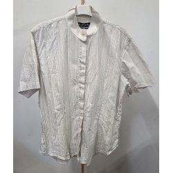 HKM Stribet St�vneskjorte Kort�rmet Str. L 