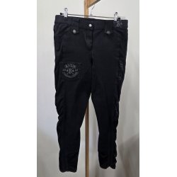 M�rkebl� Easy Rider Ridebukser m. Fuldskind Str. 40