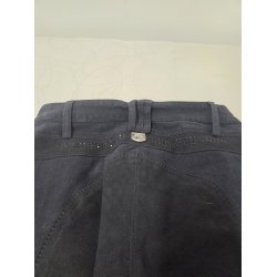 Horze Ridebukser Sort m. Fuldskind Str. 34