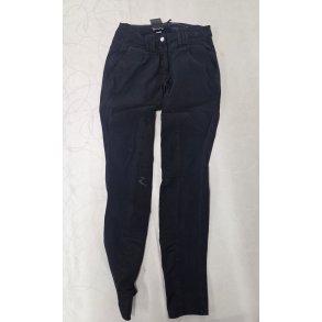 Horze Ridebukser Sort m. Fuldskind Str. 34