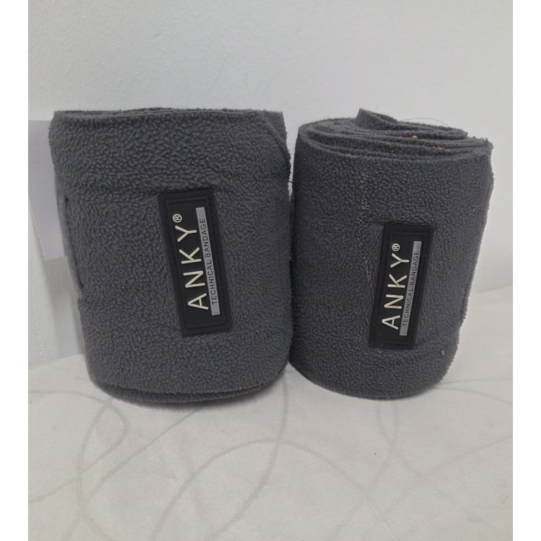 2 Stk. Anky Gr� Fleece Bandager Str. Full