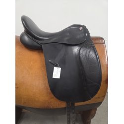 ClaridgeHouse Dressursadel 17" Sort Kopjern (Kan skiftes) Anl�gsflade p� 45 cm.