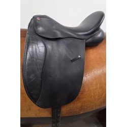 ClaridgeHouse Dressursadel 17" Sort Kopjern (Kan skiftes) Anl�gsflade p� 45 cm.