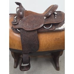 R�d/Brun  Western Sadel  Pris 4000 Kr.