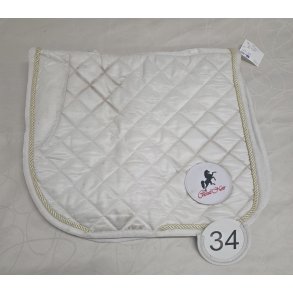 Pony Dressurunderlag inkl. Dressurgamacher str. Pony Samt Nummer