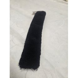 Sort Plys Med Velcro 30 cm.