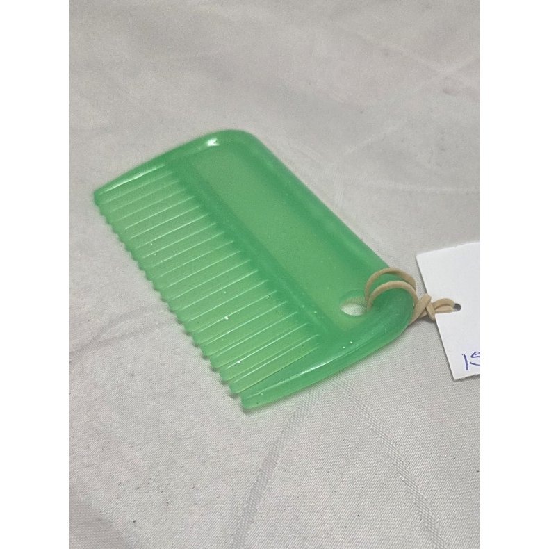 Gr�n Med Glimmer Plastik Man Kam