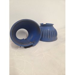 Bl� Gummi Klokker Str. Small