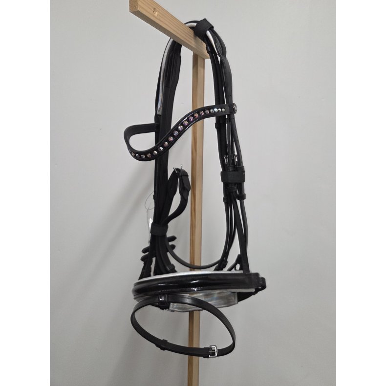 Trense med Holografisk Foering Str. Full Inkl. T�jler